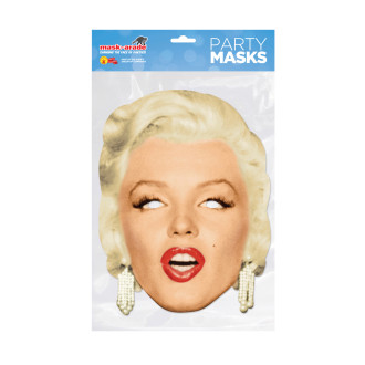 Masky, škrabošky - Marilyn Monroe - kartónová maska
