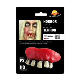 Doplnky - Zombie zuby s termoplastickou hmotou