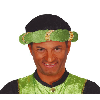 Klobúky , čiapky , čelenky - Turban zelený