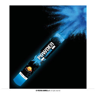 Doplnky - Práškové konfety 30 cm modré