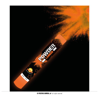 Doplnky - Práškové konfety 30 cm oranžové
