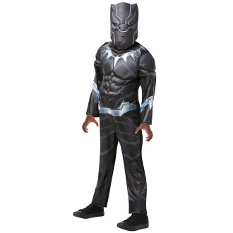 Kostýmy - Black Panther Avengers Assemble Deluxe - detsky kostým