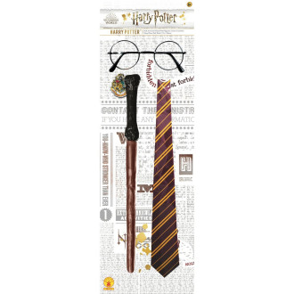 Doplnky - Harry Potter okuliare prútik a kravata