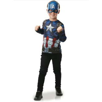 Kostýmy - Captain America TOP s maskou