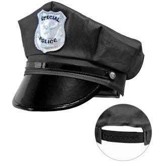 Klobúky , čiapky , čelenky - Widmann Policajná čiapka nastaviteľná