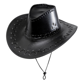 Klobúky , čiapky , čelenky - Widmann Kovbojský klobúk prešívaný čierny