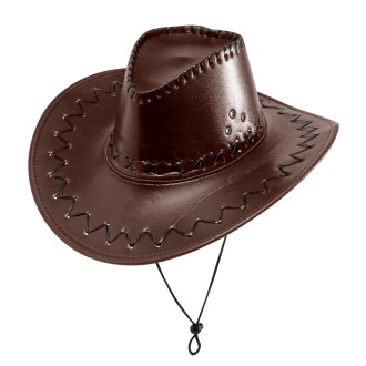 Klobúky , čiapky , čelenky - Widmann Kovbojský klobúk prešívaný hnedý