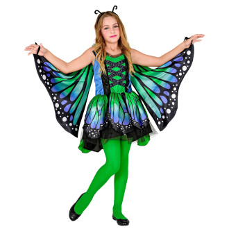 Kostýmy - Widmann Zelený motýľ detský