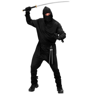 Kostýmy - Widmann Ninja čierny pánsky kostým