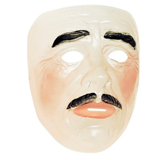 Masky, škrabošky - Widmann Priehľadná maska muž