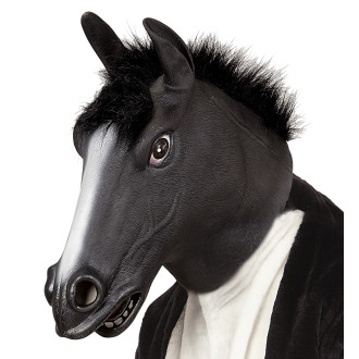 Masky, škrabošky - Widmann Maska čierneho koňa