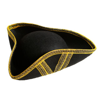 Klobúky , čiapky , čelenky - Widmann Trojrohý klobúk so zlatým dekórom