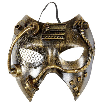 Masky, škrabošky - Widmann Medená steampunková maska