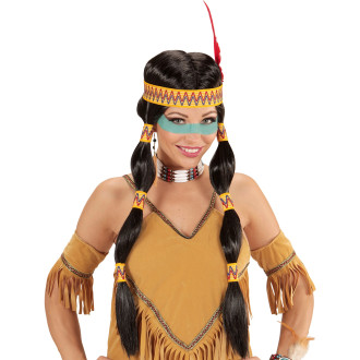 Parochne - Widmann Squaw indiánska parochňa s čelenkou