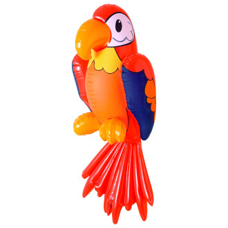 Doplnky - Widmann Nafukovací papagáj 60 cm