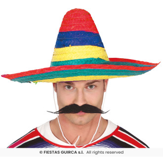 Klobúky , čiapky , čelenky - Mexico farebné