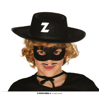 Klobúky , čiapky , čelenky - Klobúk ZORRO pre deti
