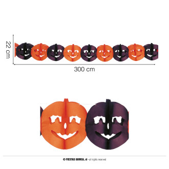 Doplnky - Girlanda HALLOWEEN 22 x 300 cm