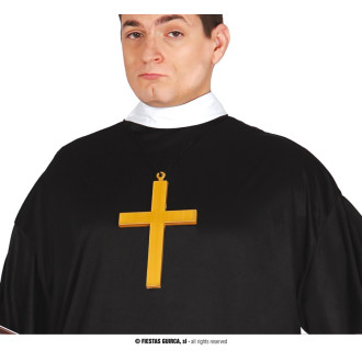 Doplnky - Kríž zlatý 23 cm