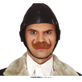 Fúzy - Fúzy točený hore hrdzavé