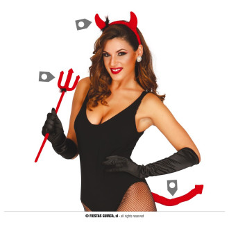 Doplnky - Červený diabolský set