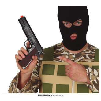 Doplnky - Čierna policajná pištoľ