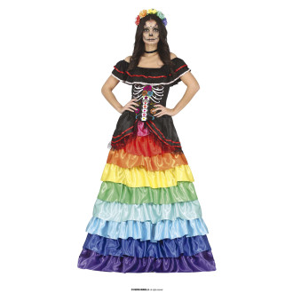 Kostýmy - Catrina dámsky kostým na halloween