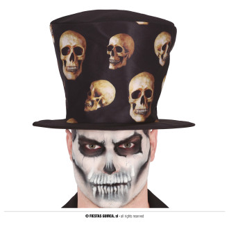 Klobúky , čiapky , čelenky - Klobúk SKULLS s lebkami
