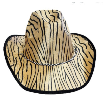 Klobúky , čiapky , čelenky - Kovboj tiger