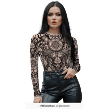 Trikot - body s imitáciou tetovania