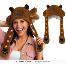 Čiapka kapybara so svetlom