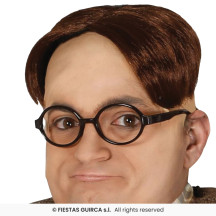 Hnědá pánská paruka - tupé