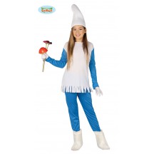 Modrý škriatok - dievčenský kostým