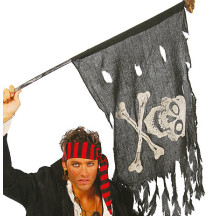 Pirátska vlajka 122 x 60 cm