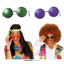 Veľké okuliare Hippie - mix farieb