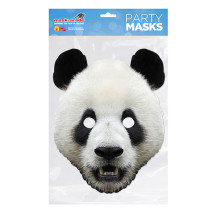 Panda - kartónová maska pre dospelých
