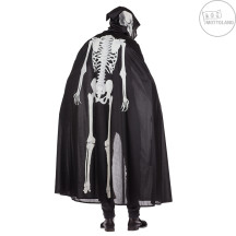 Glowing Skeleton Cape - kostým s potlačou
