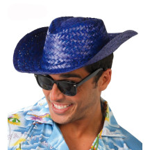 Letný klobúk modrý