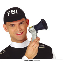 Policajný megafón so húkačkou