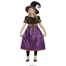 Čarodejnica fialová s klobúkom