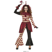 Horrorový klaun dámsky kostým