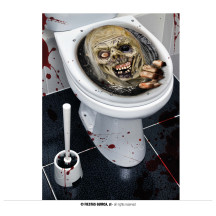 Záchodová dekorácia zombie