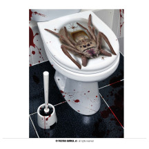 Záchodová dekorácia pavúk