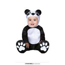 Panda - kostým  12 - 18 mesiacov