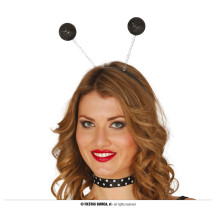 Guličky na spone čierne