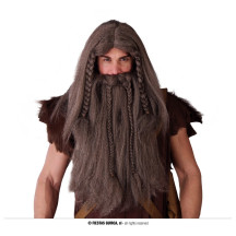 Parochňa viking s fúzy
