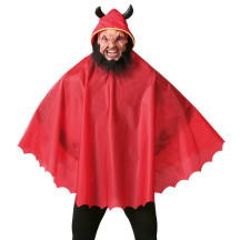 Plášť lucifer s kapucňou 120 cm