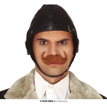 Fúzy točený hore hrdzavé