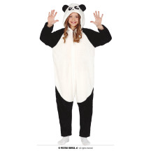 Panda - overal s kapucňou detský