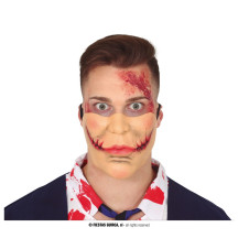 Polomaska rozrezaná tvár
